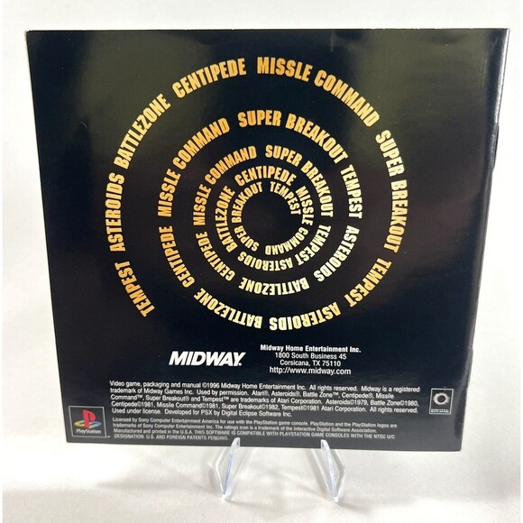 Midway Arcade’s Greatest Hits The Atari Collection PlayStation 1 Tested - Picture 5 of 8